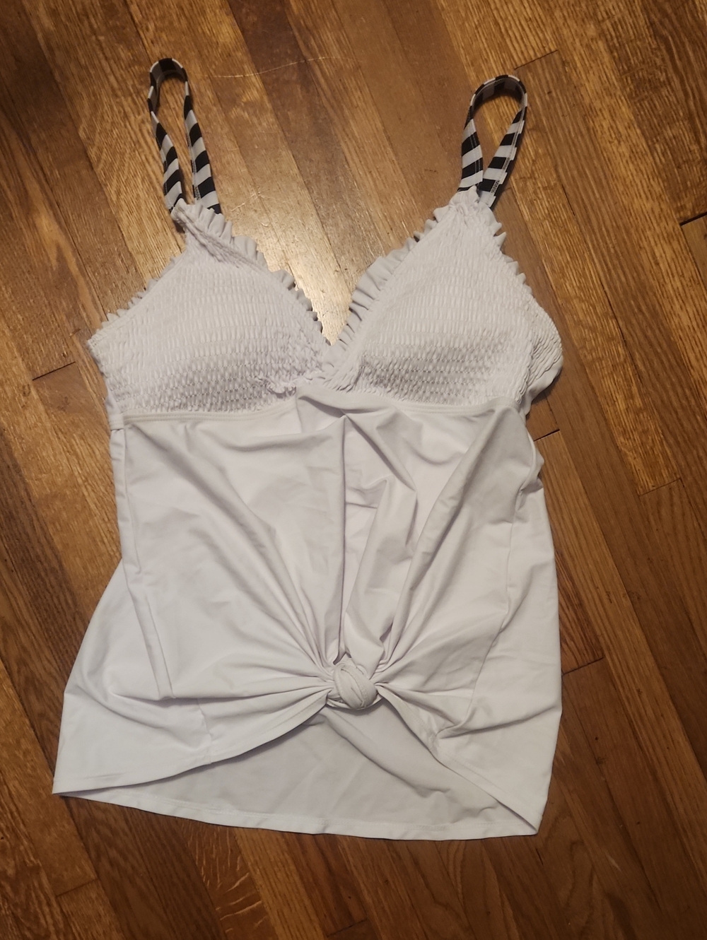 Swim Top Ruffle Top (L)